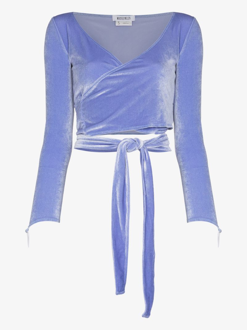 Dramady Wrap Crop Top