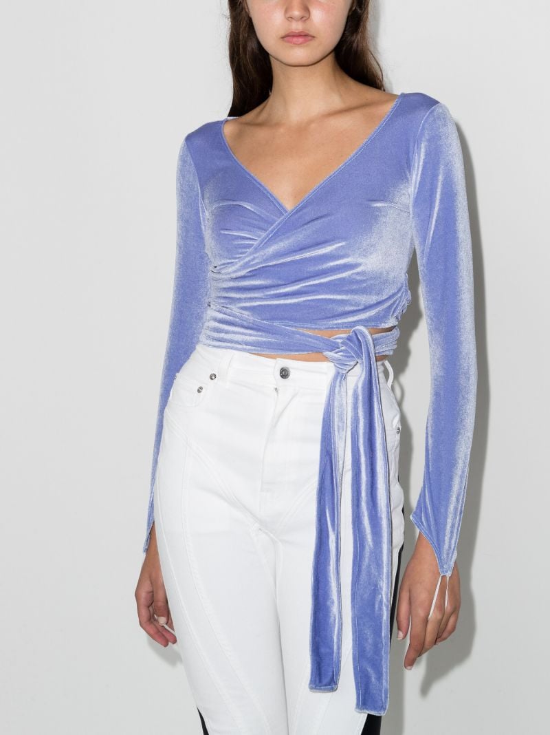Dramady Wrap Crop Top