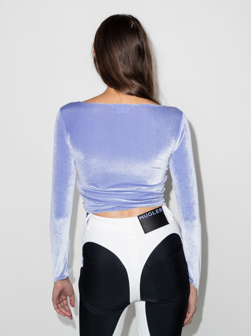 Dramady Wrap Crop Top