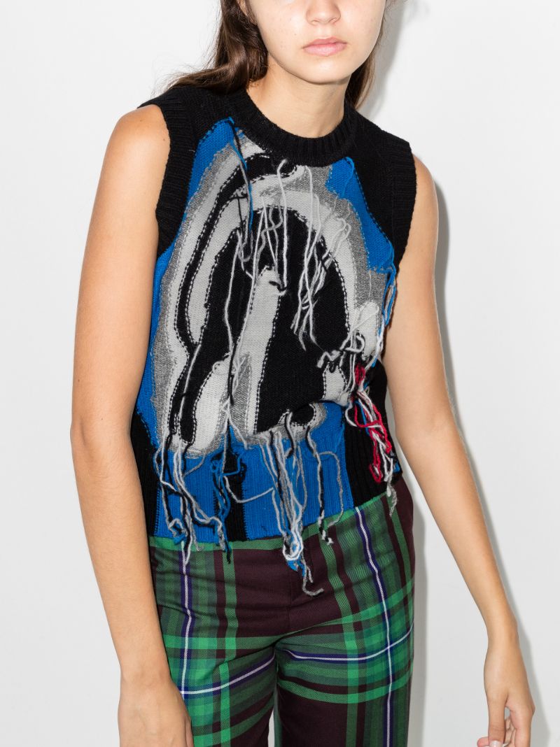 Guddle Tasselled Wool Sweater Vest