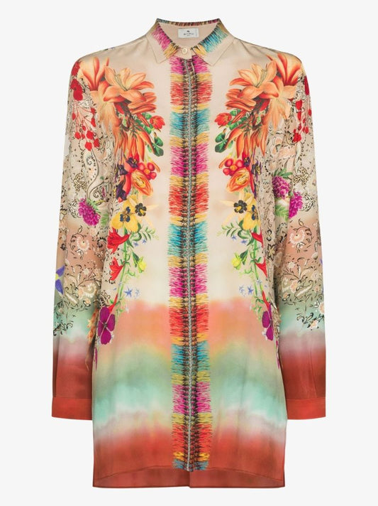 San Jose Print Silk Shirt