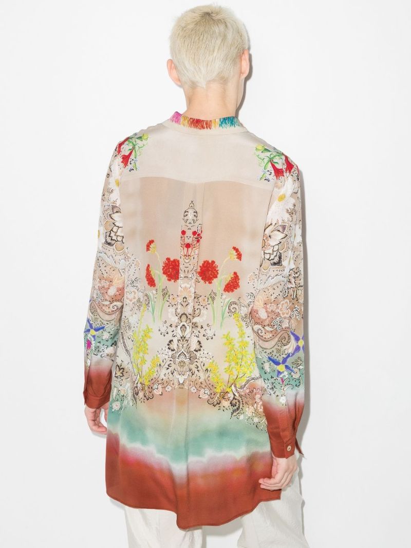San Jose Print Silk Shirt