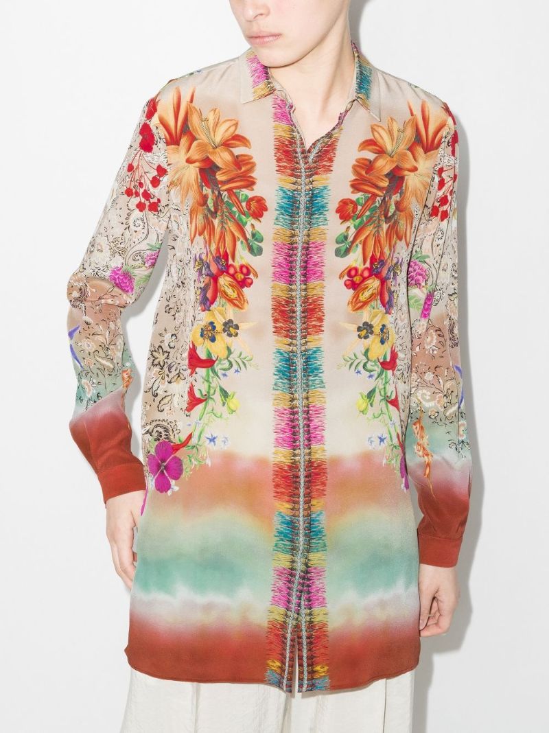 San Jose Print Silk Shirt