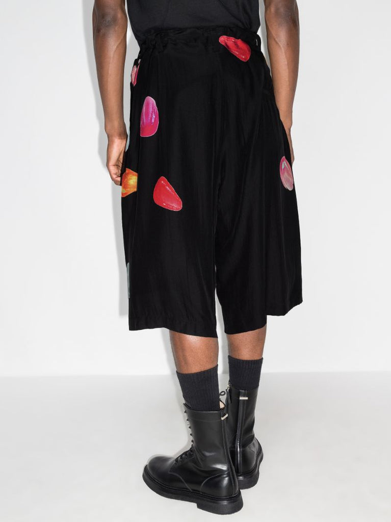 Tears Print Bermuda Shorts