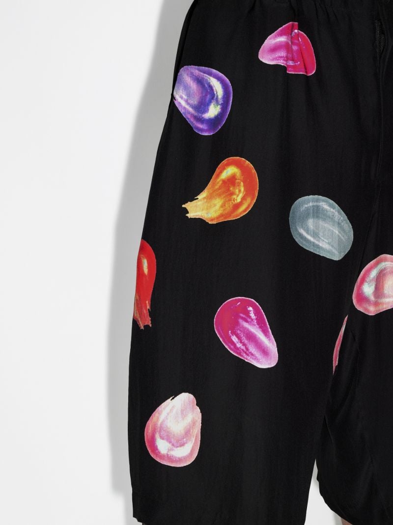 Tears Print Bermuda Shorts