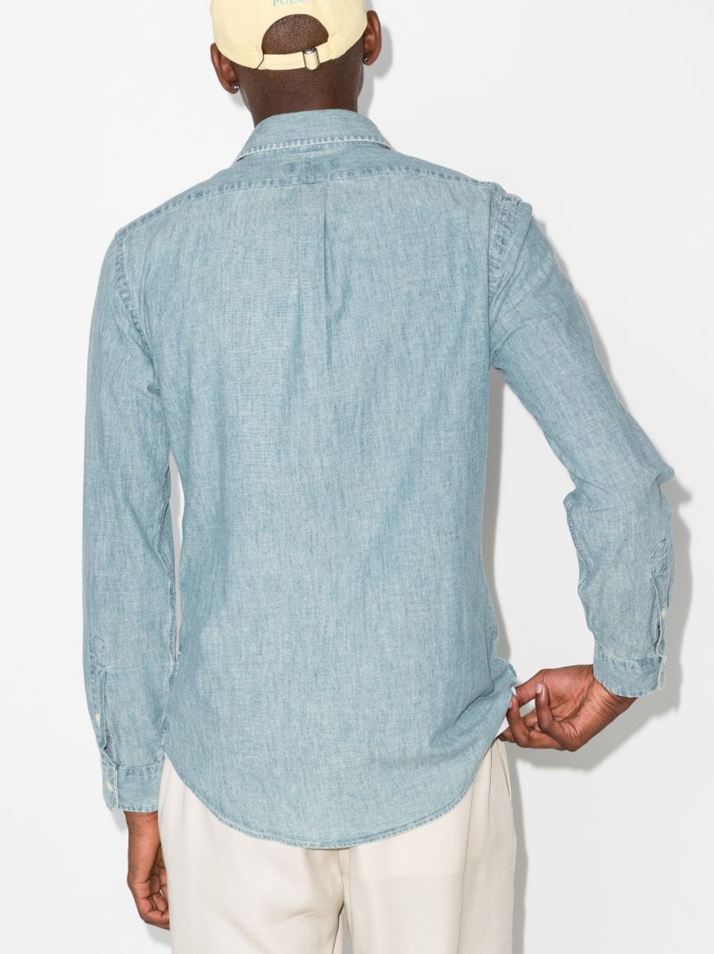 Polo Pony Embroidered Denim Shirt