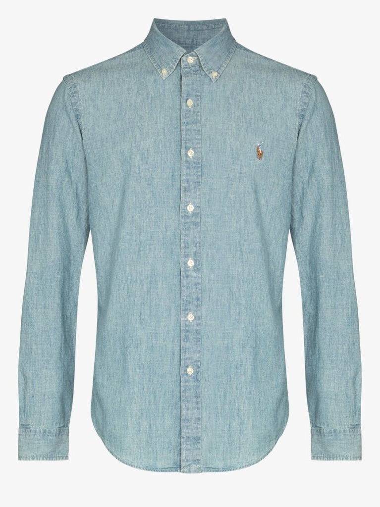 Polo Pony Embroidered Denim Shirt