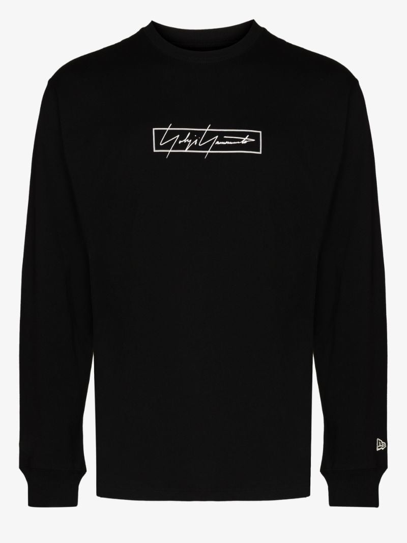 X New Era Logo Print Long Sleeve T-shirt