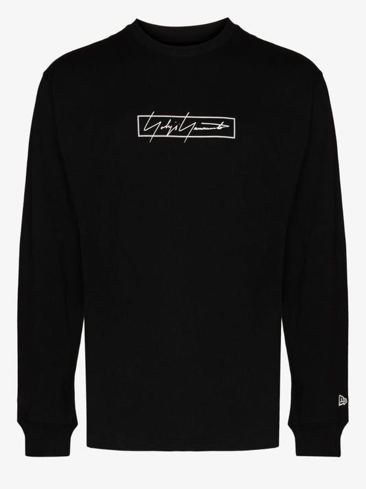 X New Era Logo Print Long Sleeve T-shirt