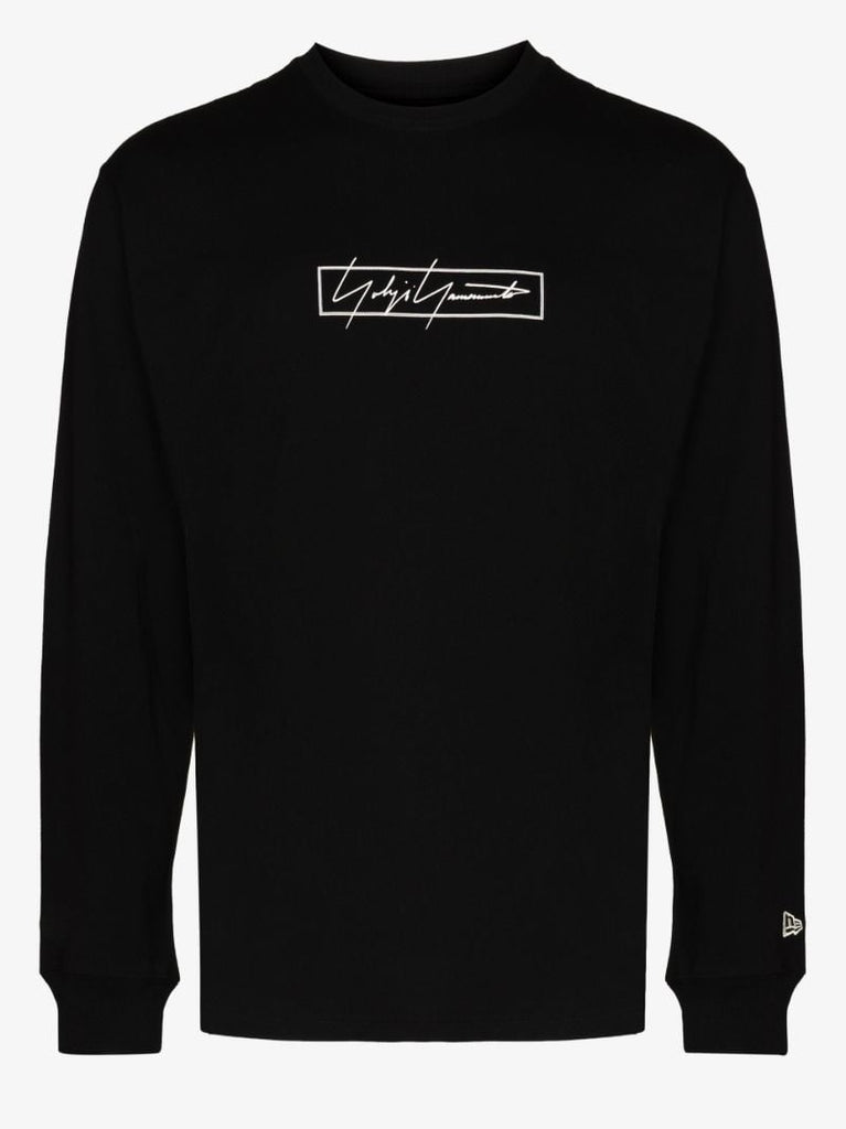 X New Era Logo Print Long Sleeve T-shirt