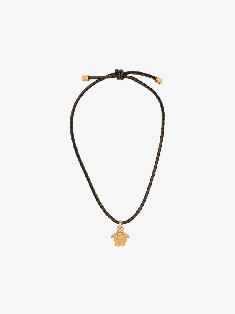 Black Medusa Leather Bracelet