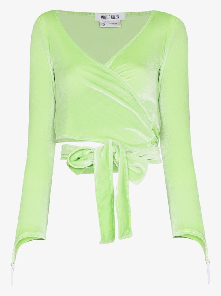 Dramady Wrap Crop Top