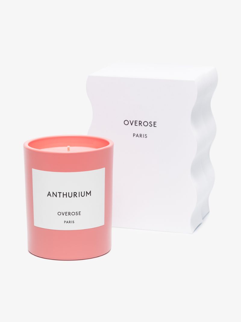 Pink Anthurium Candle
