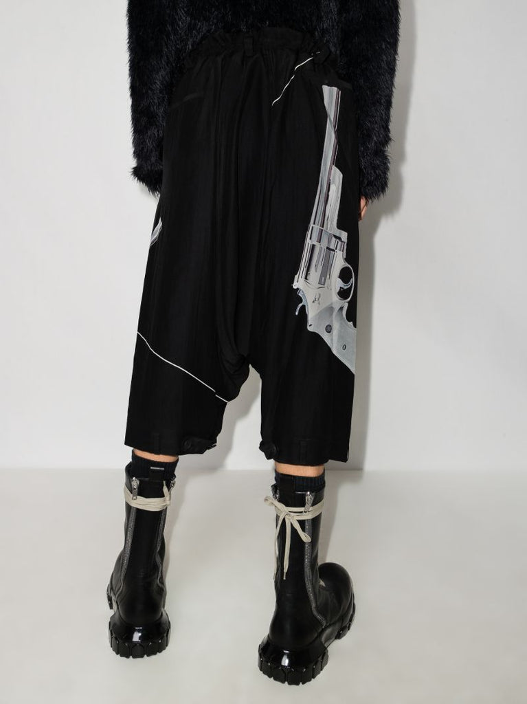 Sarouel Loose Fit Silk Shorts
