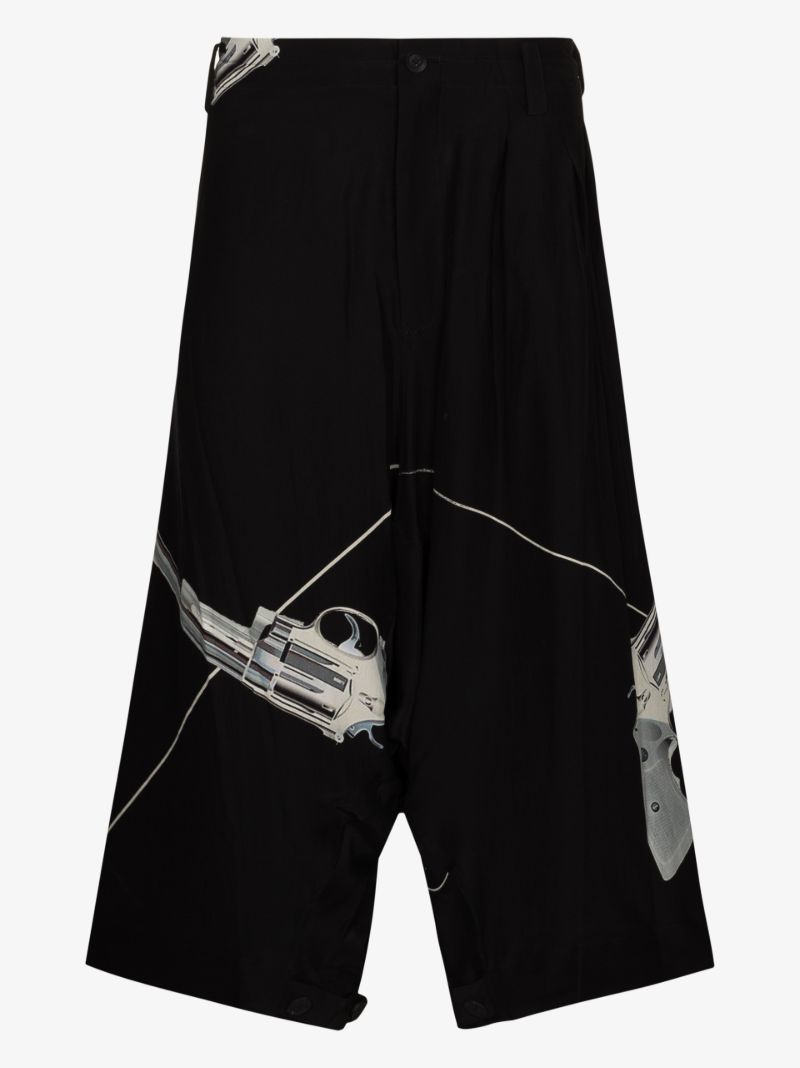 Sarouel Loose Fit Silk Shorts