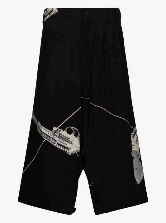 Sarouel Loose Fit Silk Shorts