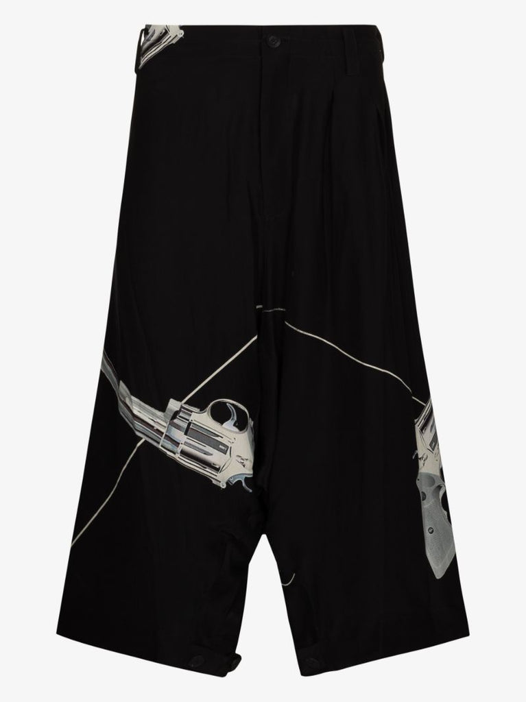 Sarouel Loose Fit Silk Shorts