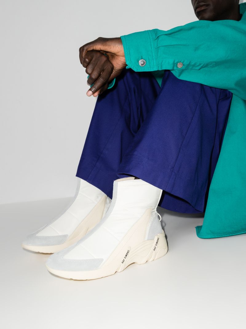 Neutral Cylon-22 High Top Sneakers