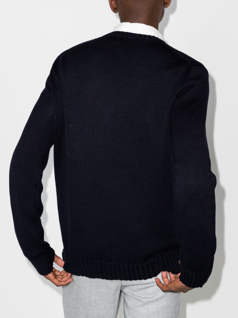 Flag Intarsia Knitted Sweater