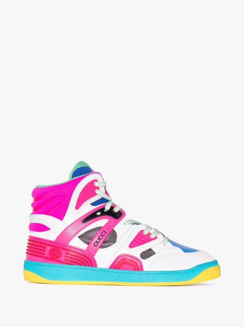 Multicoloured Basket High Top Sneakers