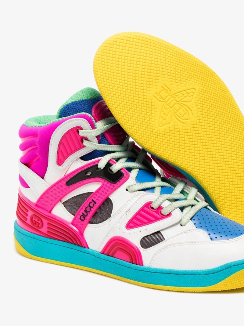 Multicoloured Basket High Top Sneakers