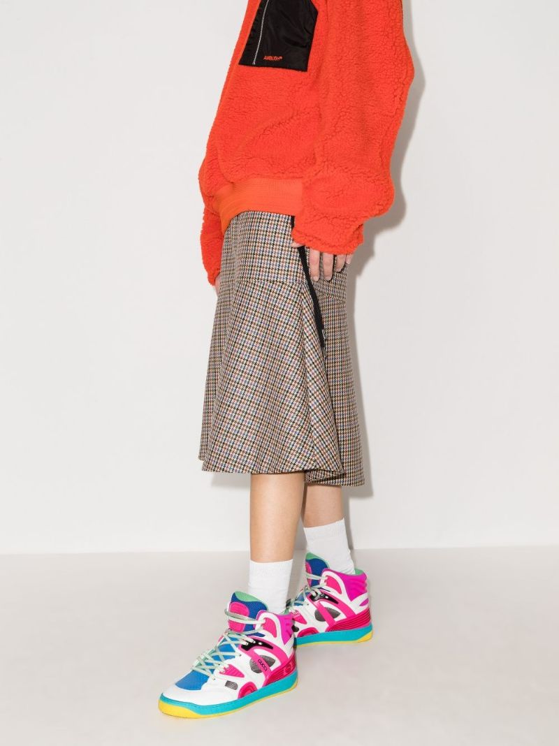 Multicoloured Basket High Top Sneakers