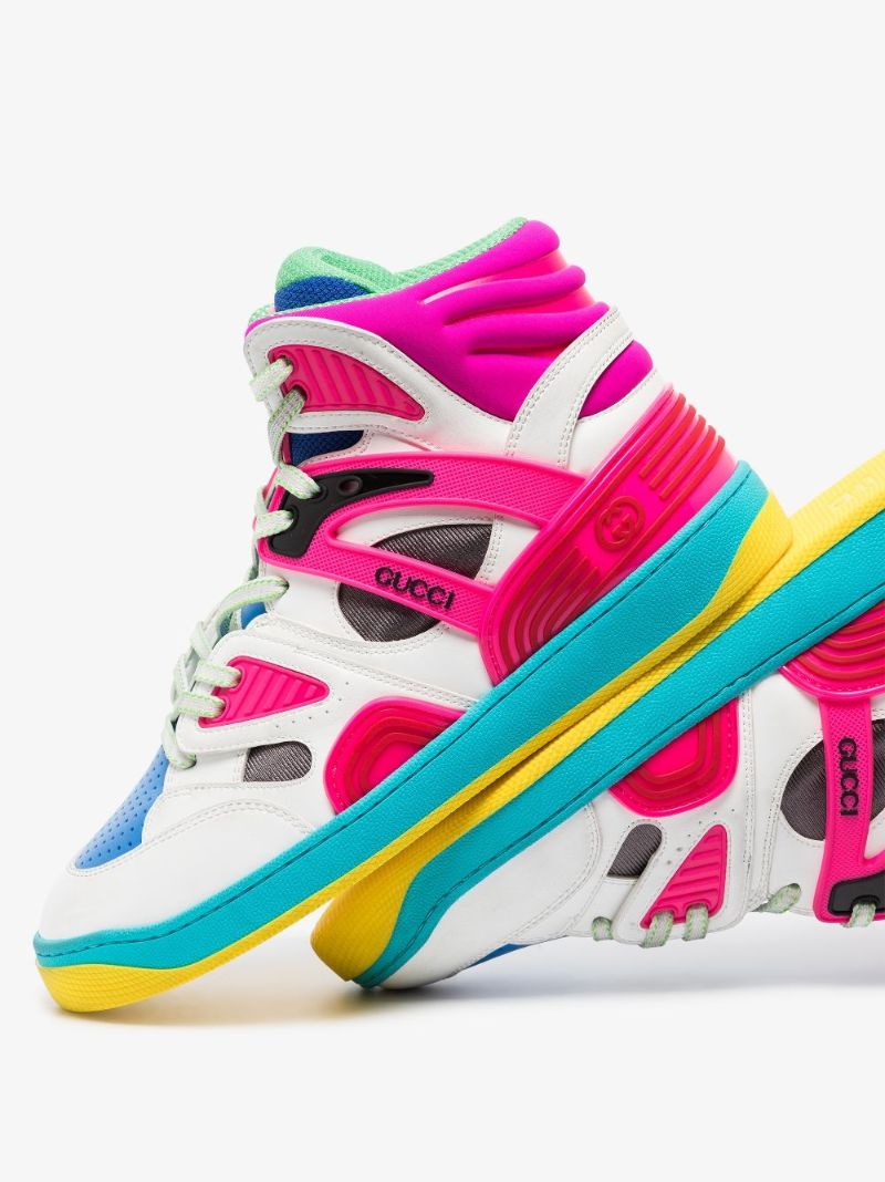 Multicoloured Basket High Top Sneakers