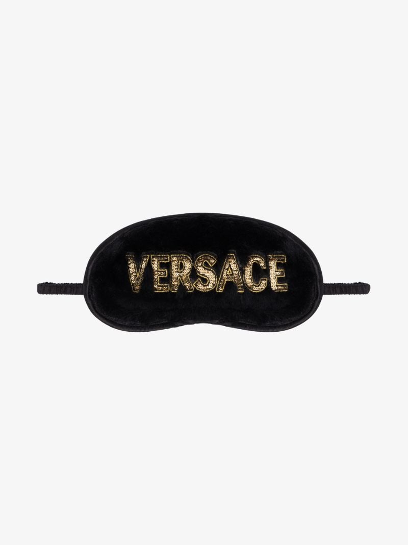 Black Logo Eye Mask
