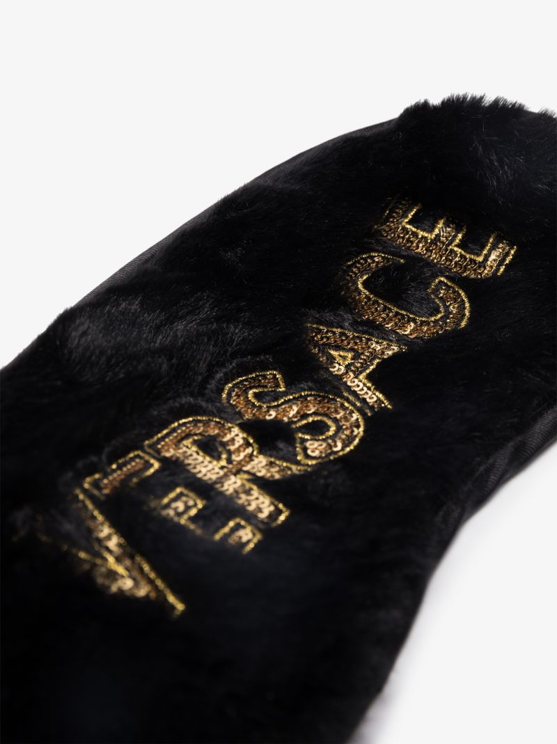 Black Logo Eye Mask