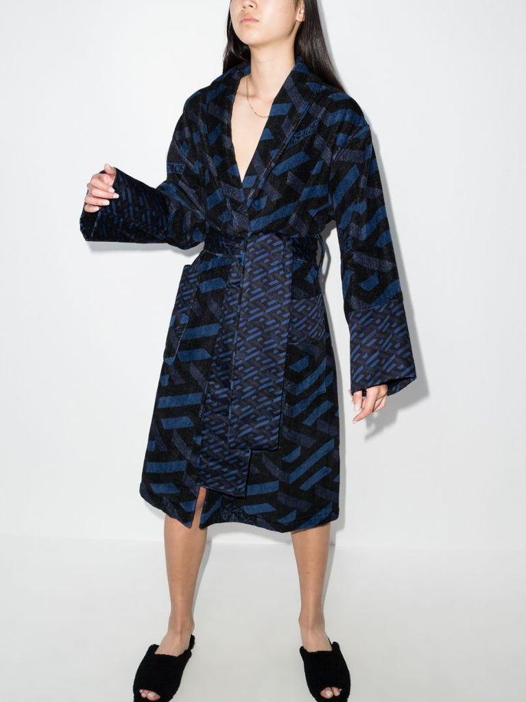 La Greca Cotton Robe