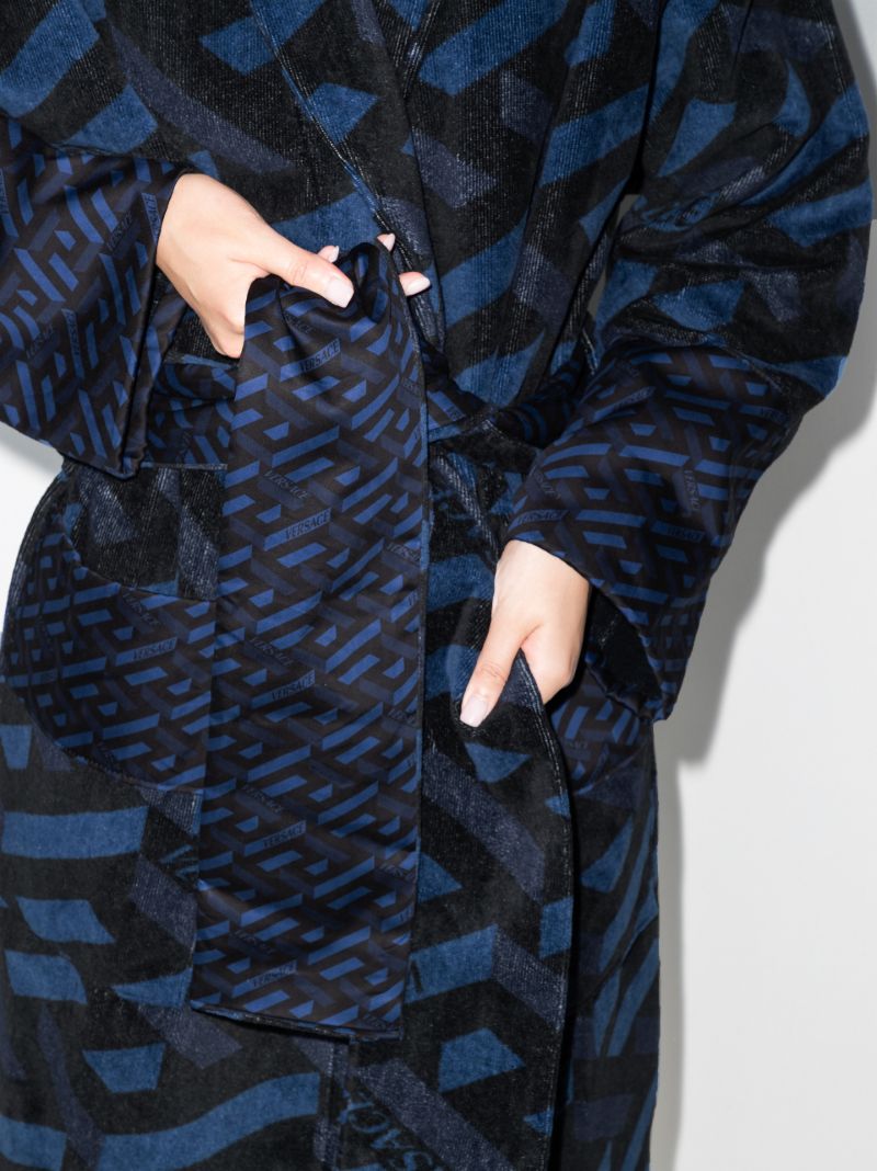 La Greca Cotton Robe