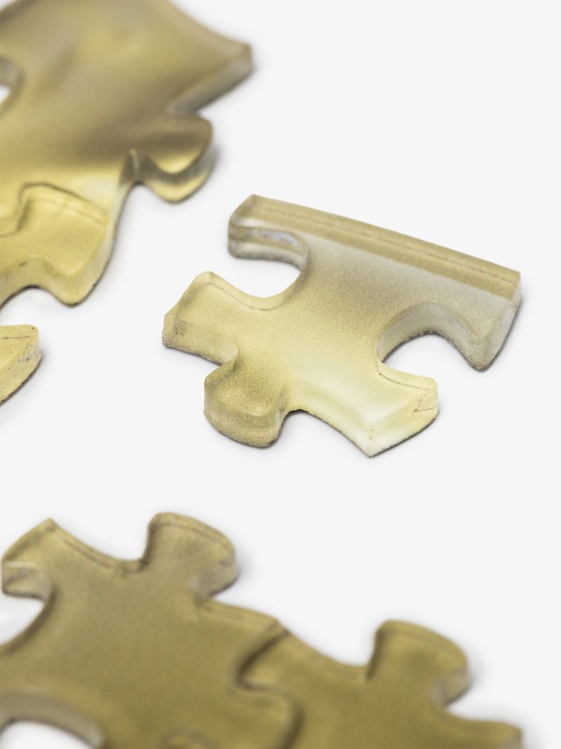 Gold-tone Medusa Puzzle