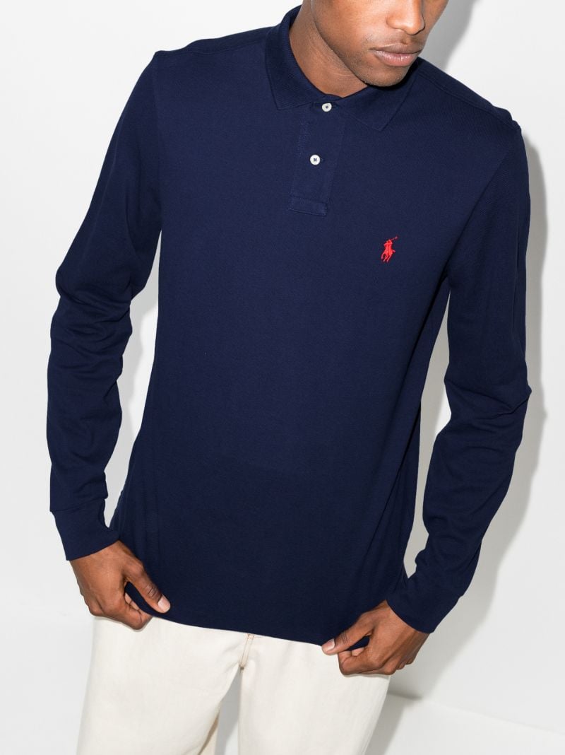 Embroidered Logo Polo Shirt