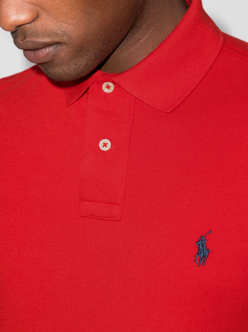 Logo Embroidered Polo Shirt