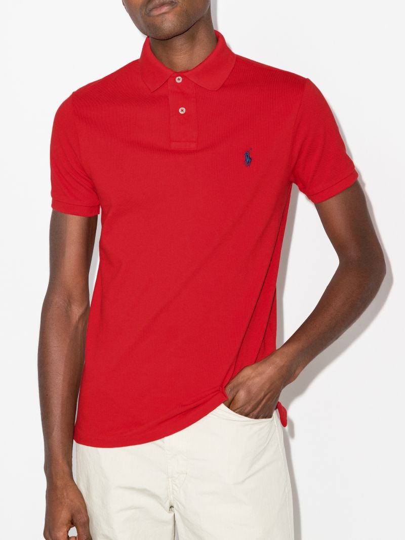 Logo Embroidered Polo Shirt