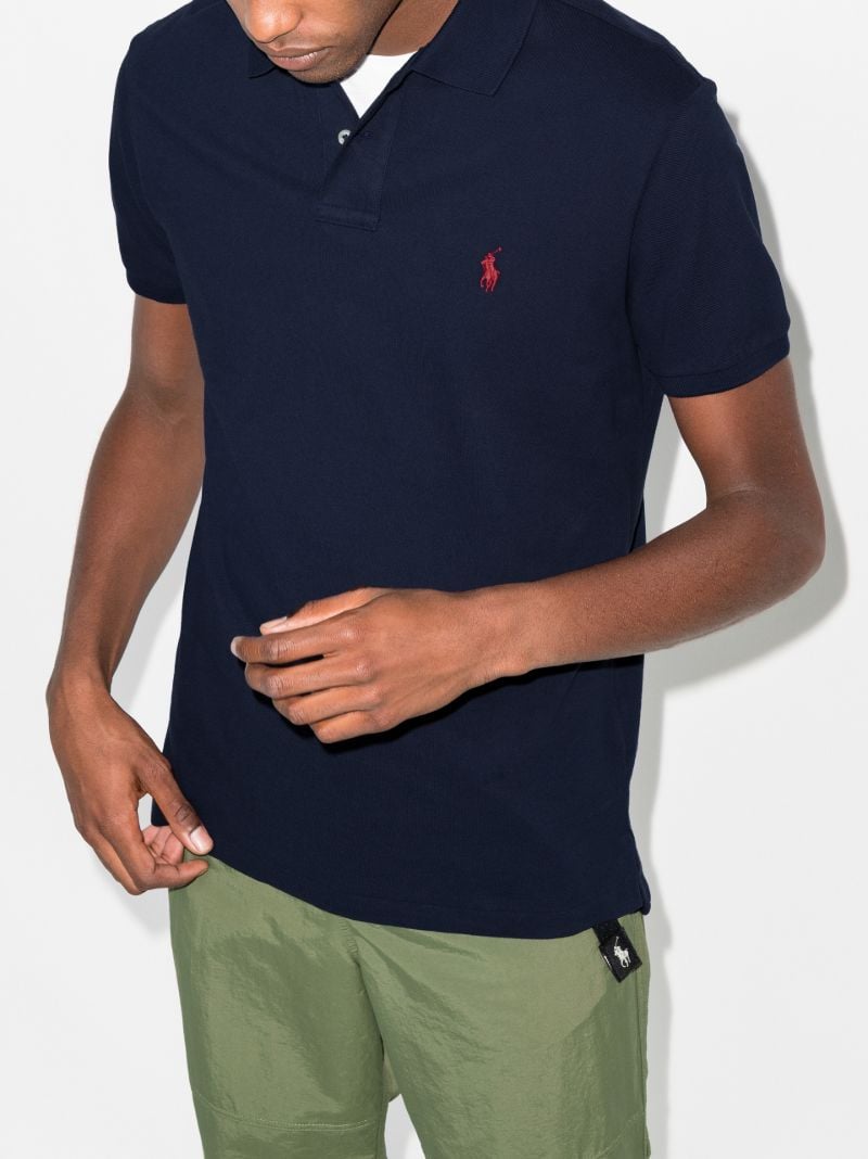Embroidered Logo Polo Shirt