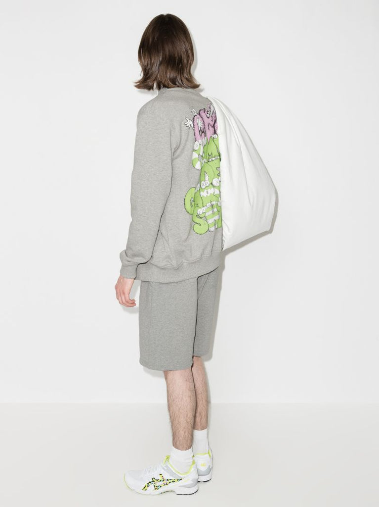 X Kaws Zip-up Sweatshirt