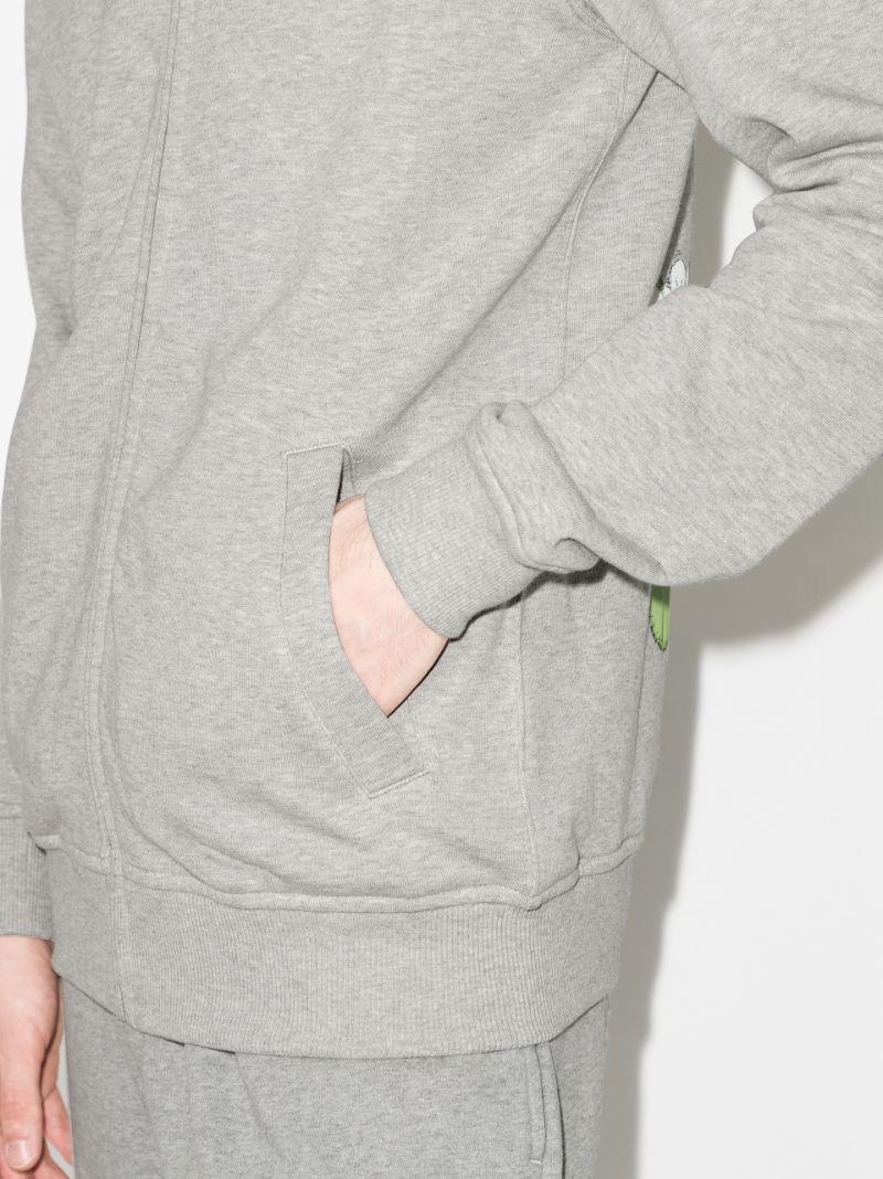 X Kaws Zip-up Sweatshirt