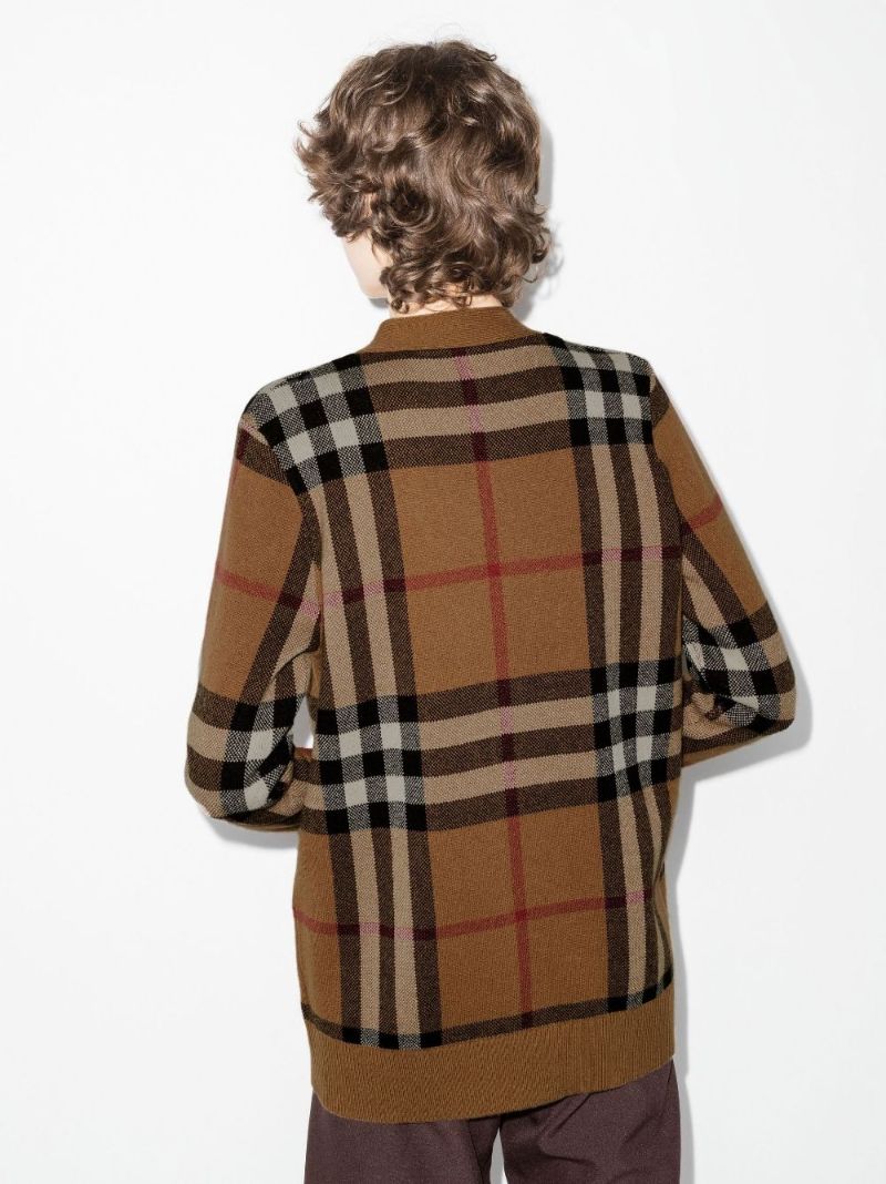 House Check Jacquard Cardigan