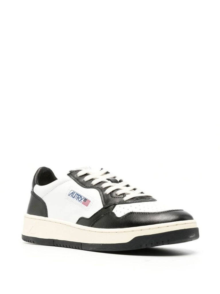 White Medalist Low-top Leather Sneakers