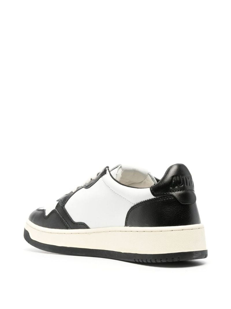 White Medalist Low-top Leather Sneakers