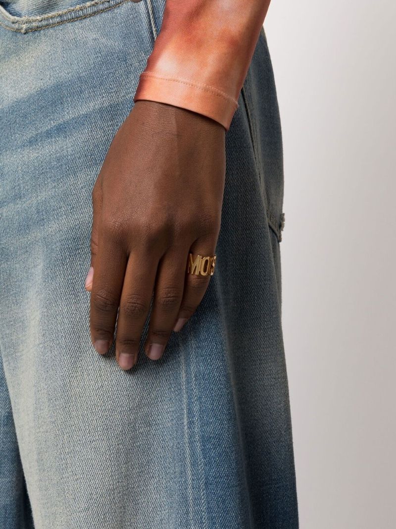 Gold Tone Logo Ring