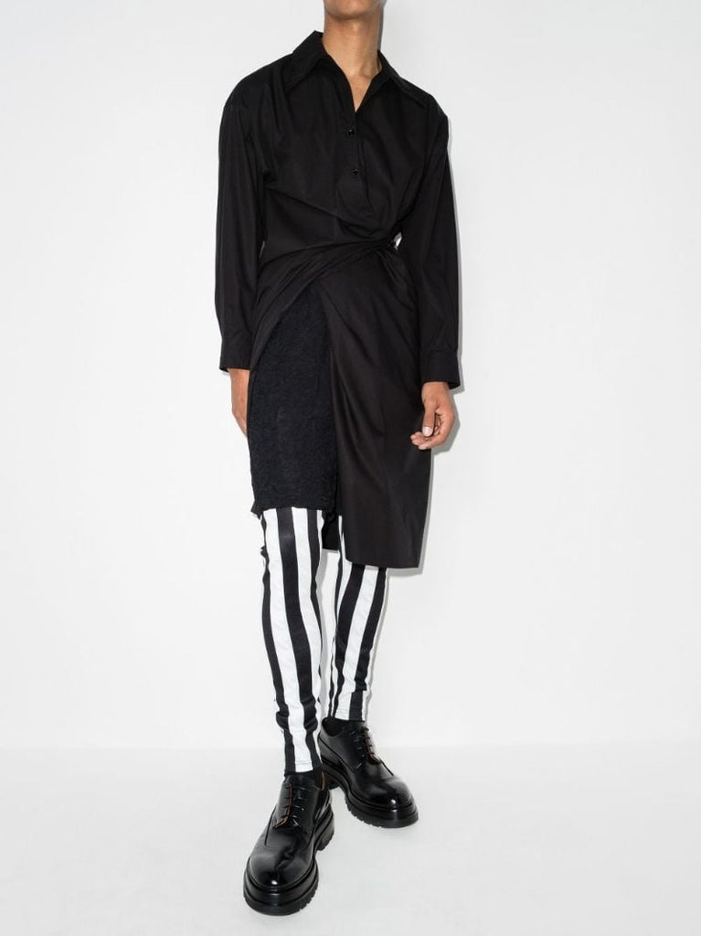 Stripe Skinny Trousers