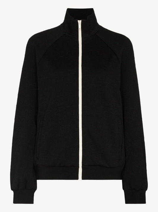 Embossed High Neck Track Jacket