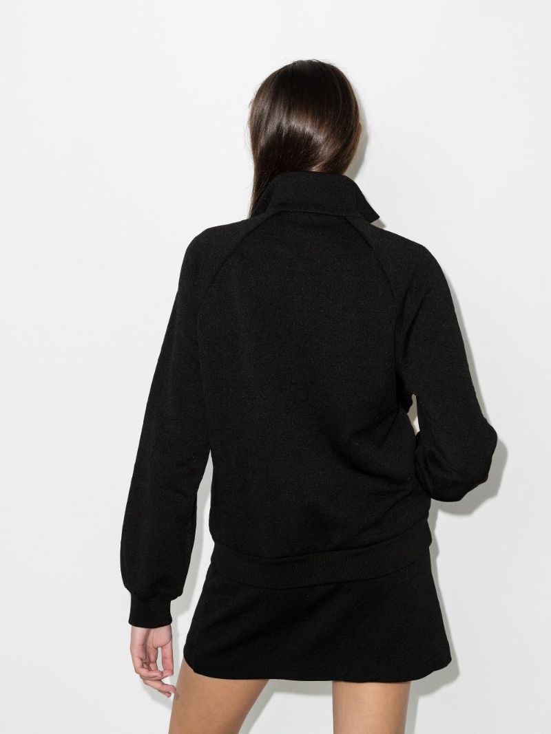 Embossed High Neck Track Jacket
