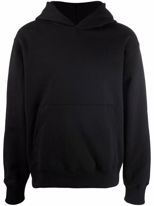 Black Trefoil Logo Hoodie