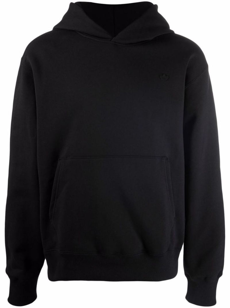 Black Trefoil Logo Hoodie
