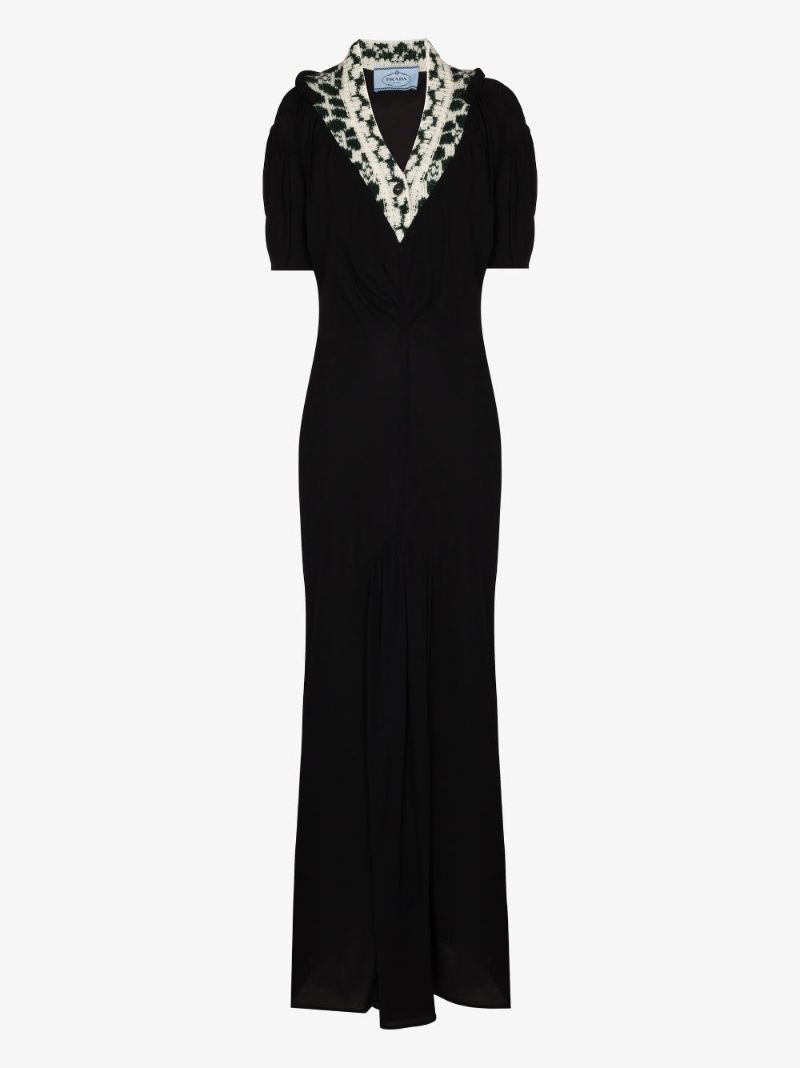 SablÃ_x0083_Â© Jacquard Panel Midi Dress