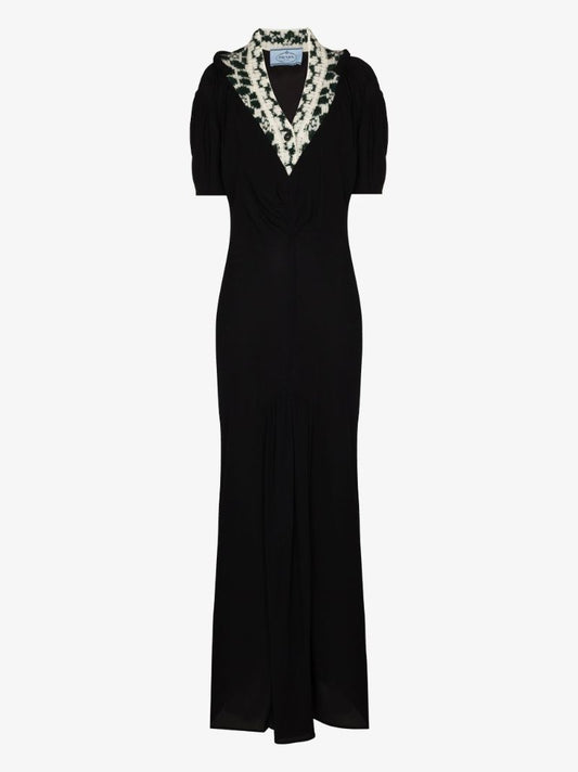 SablÃ_x0083_Â© Jacquard Panel Midi Dress