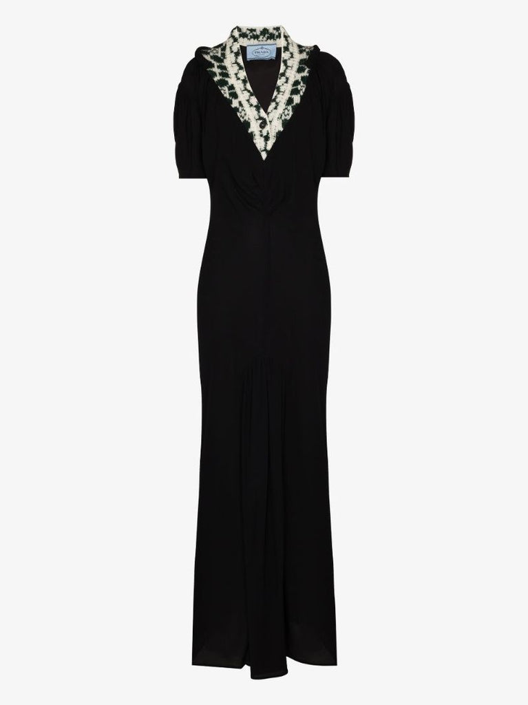 SablÃ_x0083_Â© Jacquard Panel Midi Dress